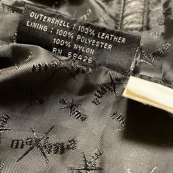 Maxima Dark Leather Women's Jacket - Picture 4 of 8